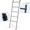 NEX™ 5.5ft. 5-Tier Black Wall-Mounted Metal Blanket and Towel Ladder